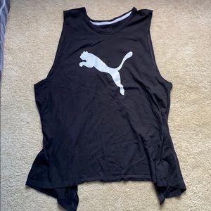 Puma open back workout tank